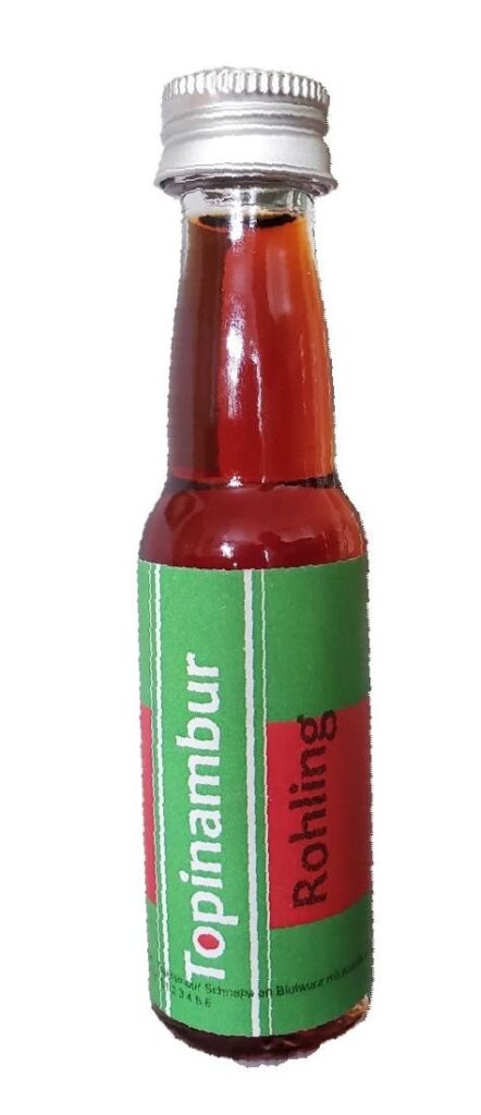topinambur-rohling-20ml-topinambur-schnaps-mit-blutwurz-und-kandis-verfeinert-kraeftig-wuerzig-ehrlich